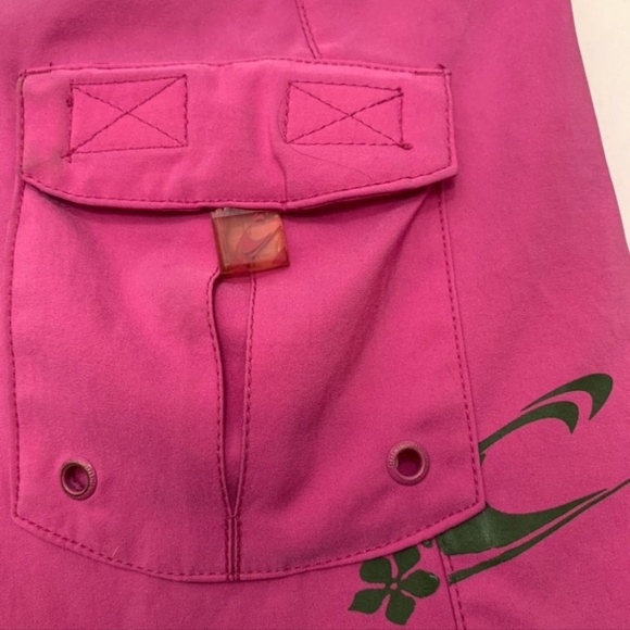 💋4/20 O’Neil bright surfer girl pink board shorts clean graphic - Picture 7 of 8